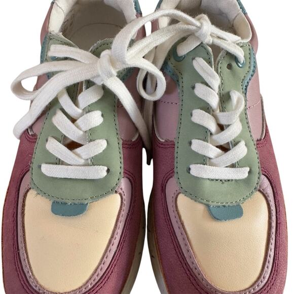 Madewell Kickoff Trainer Sneakers in Colorblock Leather & Suede Women’s Size 5.5 - Picture 5 of 10